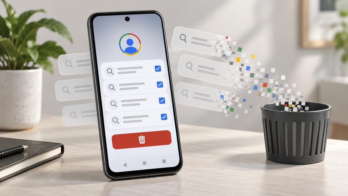 Como apagar todo o histórico de pesquisas da Conta Google