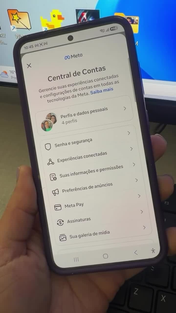 04 Atividade fora do Instagram: revise como a Meta usa seus dados