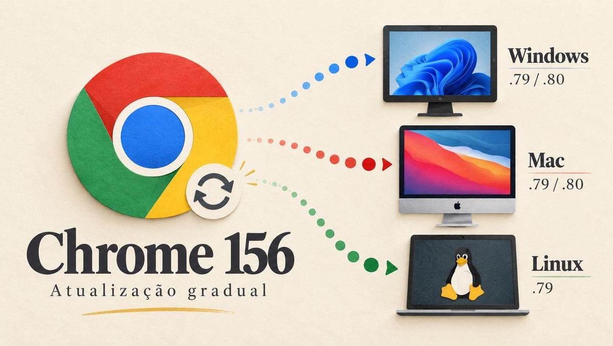 Chrome 156 recebe atualização para Windows, Mac e Linux