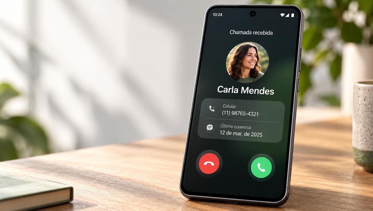 Android mostra informações extras nas chamadas recebidas