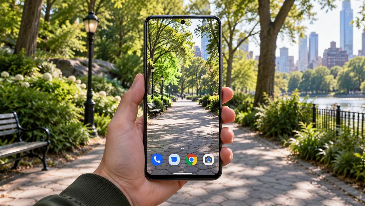 Papel de parede transparente usa a câmera como fundo do Android