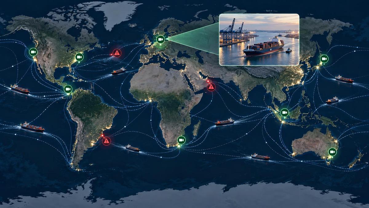 Como ver câmeras ao vivo e rotas de navios no Osiris