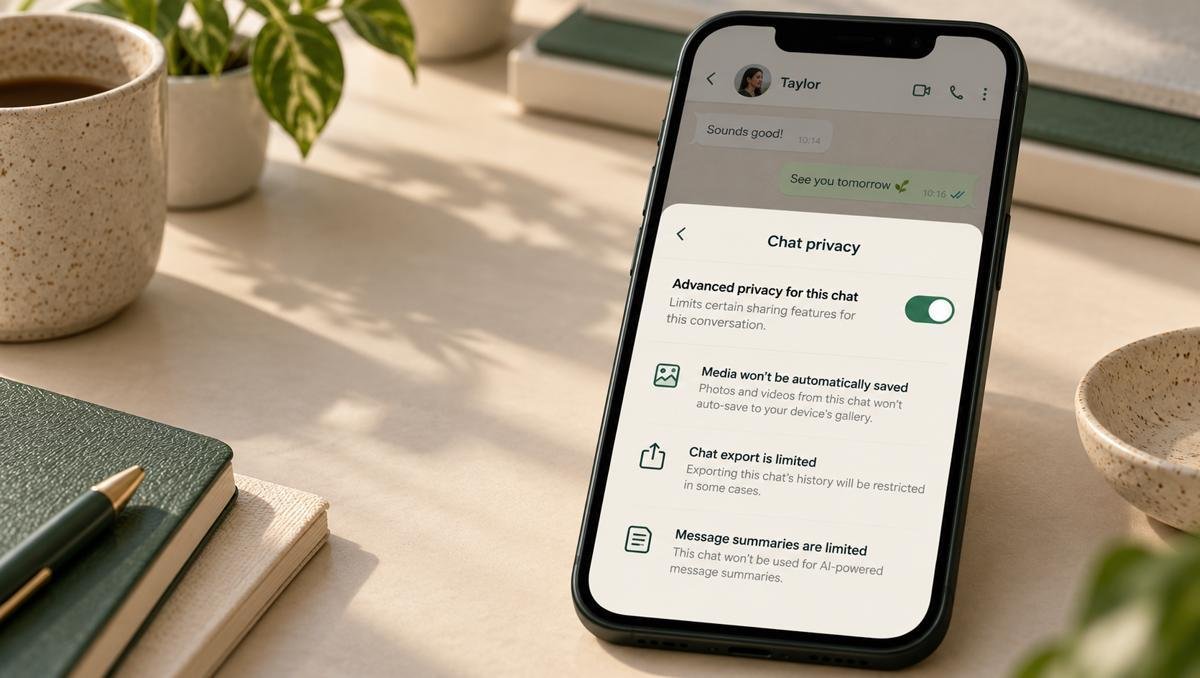 Como ativar a privacidade avançada em uma conversa do WhatsApp