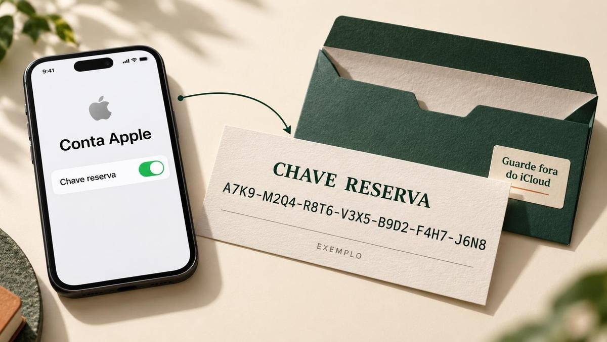 Chave reserva da Conta Apple: como ativar e guardar