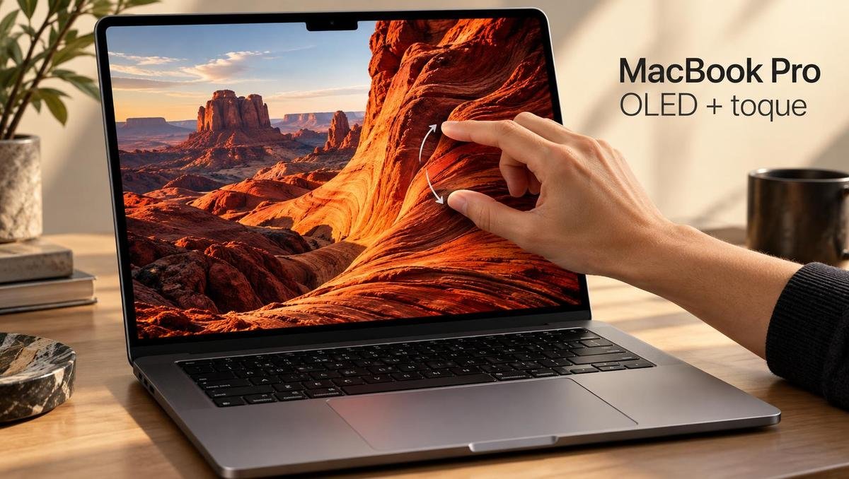 MacBook Pro com tela touch estreia OLED e parte de R$ 34.999