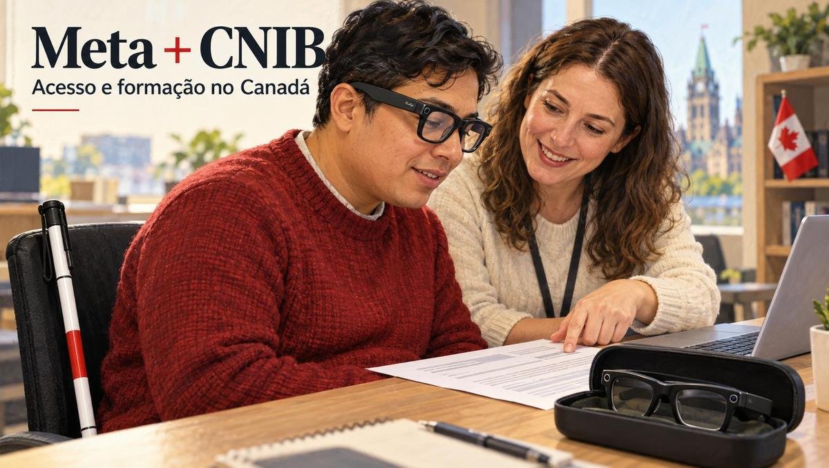 Meta e CNIB ampliam acesso a óculos com IA no Canadá