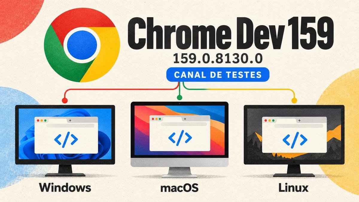Chrome Dev 159 chega ao Windows, Mac e Linux