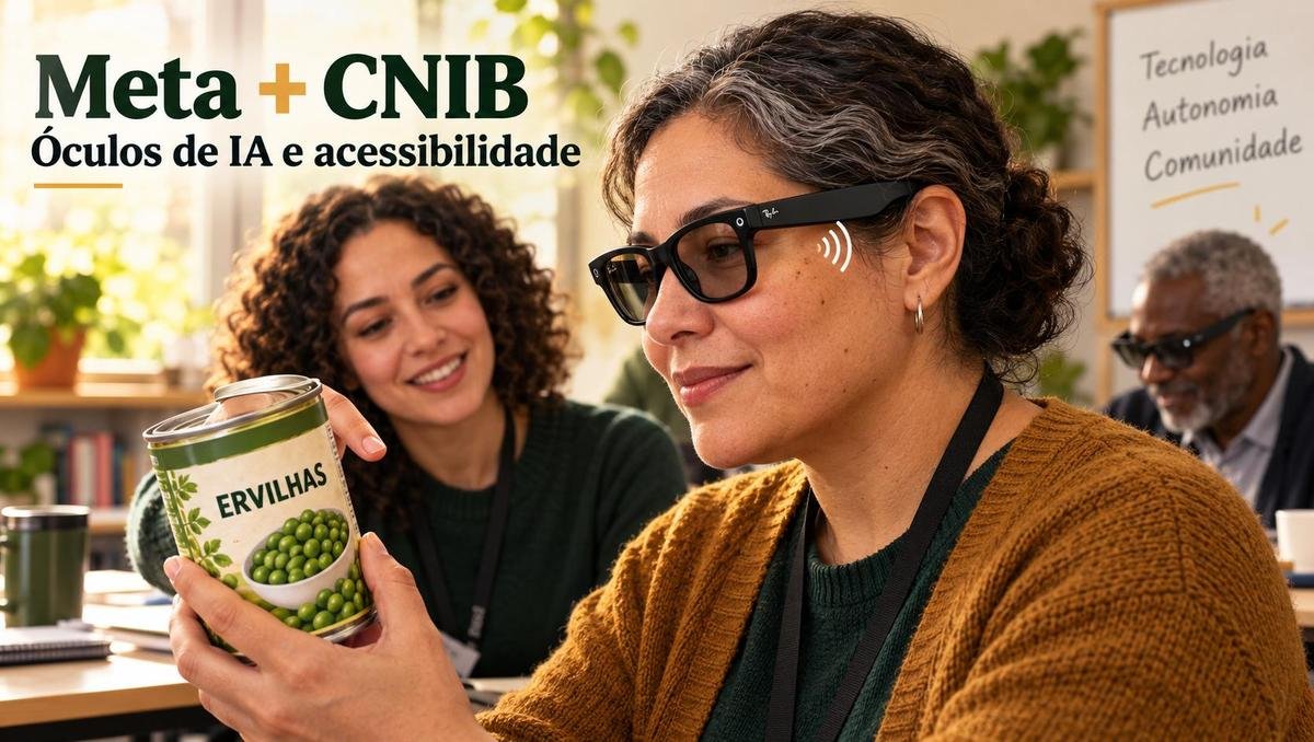 Meta e CNIB anunciam apoio à acessibilidade com óculos de IA